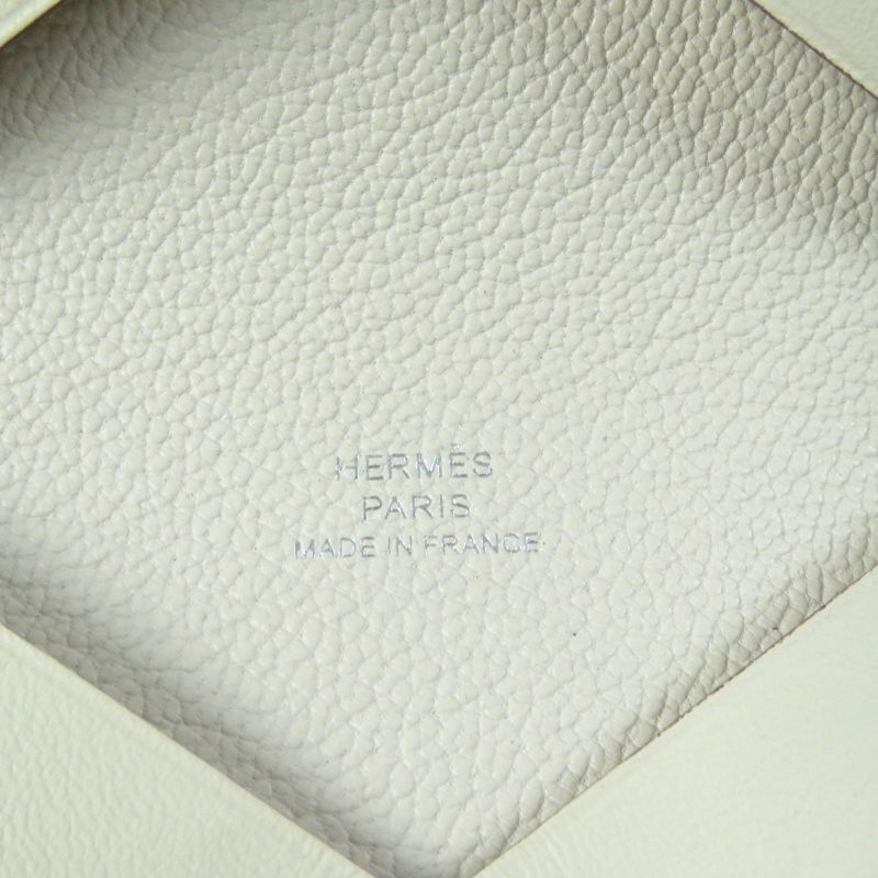 Hermes Calvi Aviatrice Nata Vorsluft Card Case Coin Case Stamped U With Box