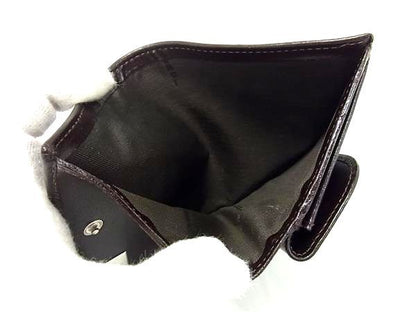 Fendi Zucca Pattern Canvas Bifold Wallet Women's Brown And Black Fm3124