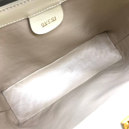 Gucci Old Leather Hand Bag Ivory
