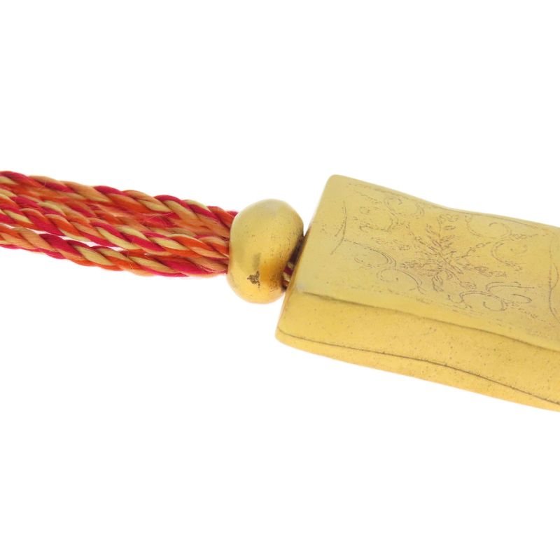 Hermes Van Cattle Faubourg Motif Necklace Metal Women