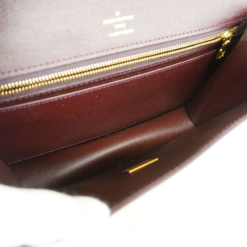 Louis Vuitton Taiga Selenga Clutch Bag M30786 Akaju - Men's