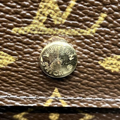 Louis Vuitton Monogram Porte Monet Bier Carte Cles Di M61652 Trifold Wallet