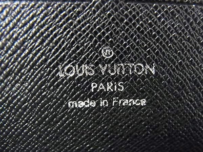 Louis Vuitton M62643 Epi Zippy Organizer NM Long Wallet Black Fj9996