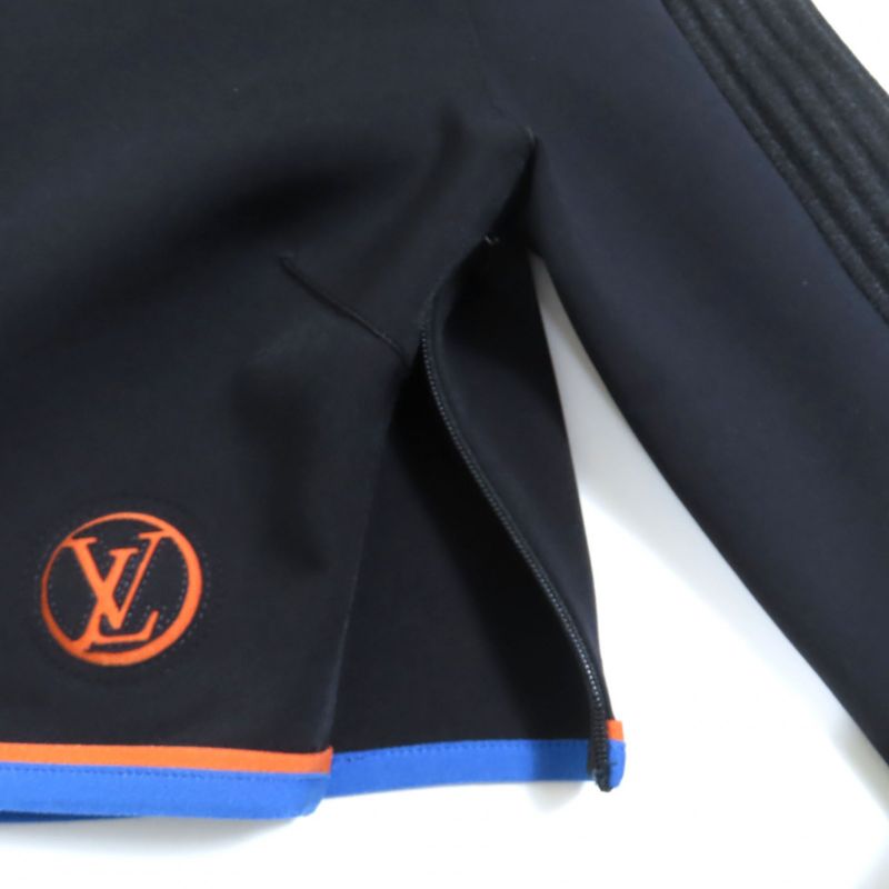 Louis Vuitton 23SS Vivid Trim Long Sleeve Top Cropped Top Black 34 Made In