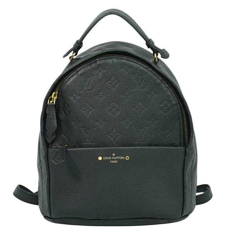 Authentic Louis Vuitton LV Sorbonne Monogram Empreinte Leather Backpack Sac