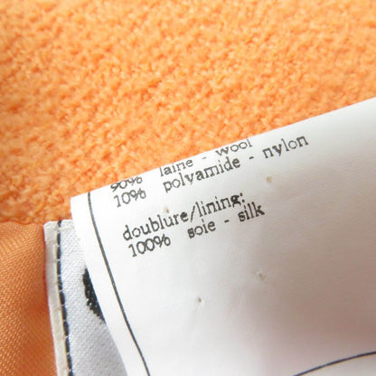 CHANEL Vintage 96P P06565v04632 Wool Nylon Coco Mark Button Tweed Tailored