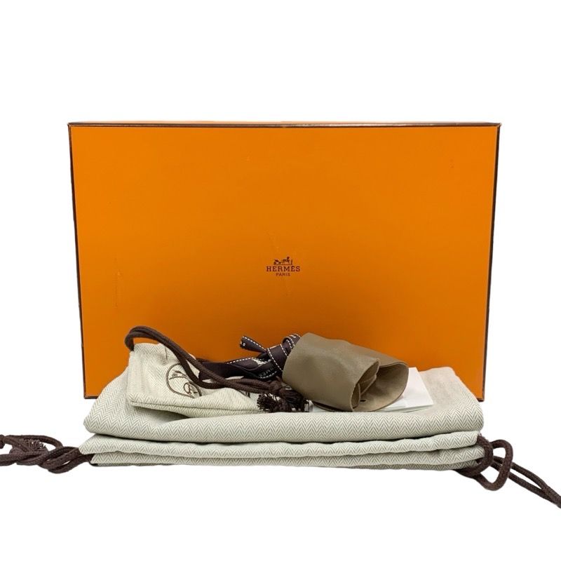 Hermes Glamour Sandals Shoes Satin Pink Unused Kelly Hardware