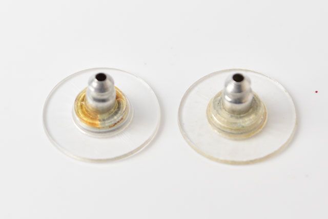 Chanel Earrings CC Mark Heart Motif Pink Gold