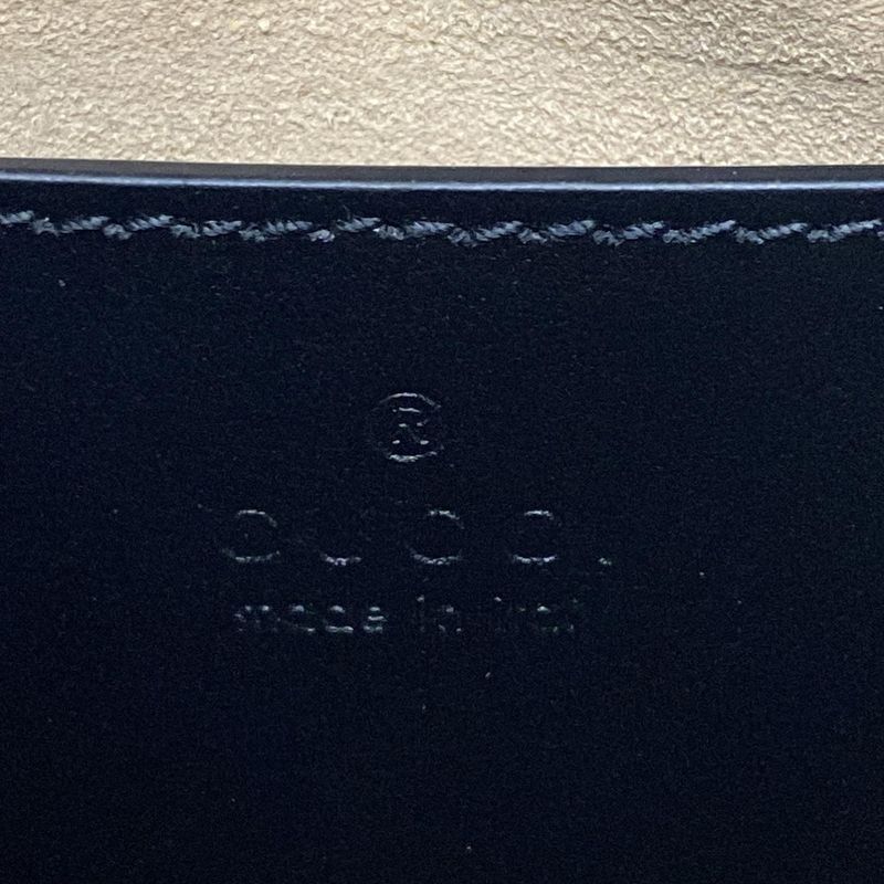 Gucci Shoulder Bag GG Marmont 447632 Black Quilted Leather