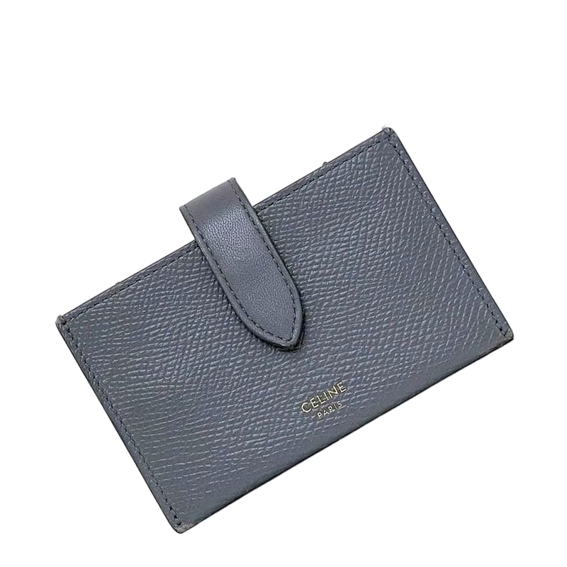 Celine Card Case Accordion Card F21339 Gray Excellent Condition