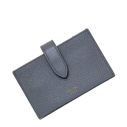 Celine Card Case Accordion Card F21339 Gray Excellent Condition