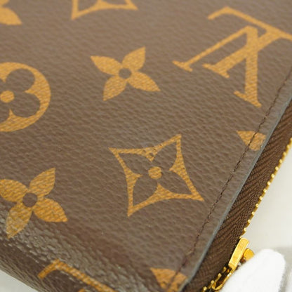 Louis Vuitton Long Wallet Monogram Zippy Wallet M42616 Brown Men Women Unisex