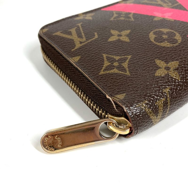 Louis Vuitton Long Zippy Wallet M60936 Monogram Canvas Brown
