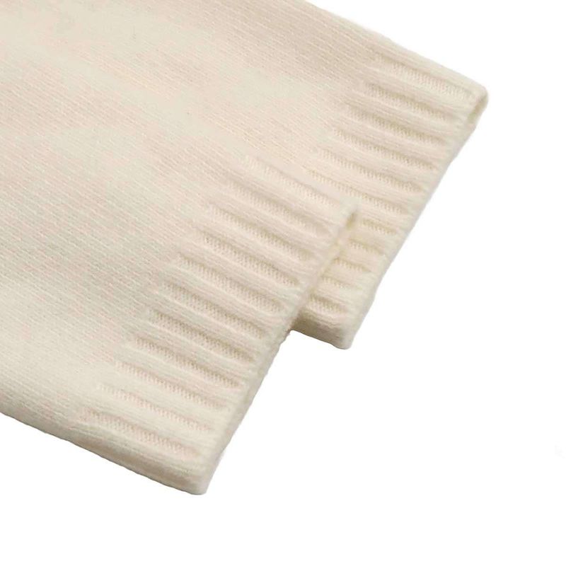 Prada 25ss Wool Turtleneck Knit Sweater P26545 16bk White 36