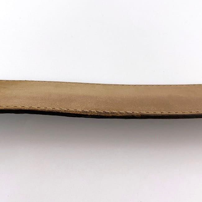 Gucci Belt Brown Cima Interlocking 114984 Excellent Condition