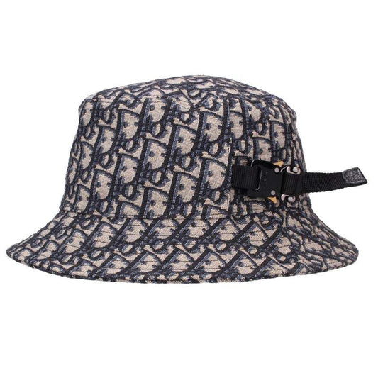Dior 293c906g5763 Oblique Allover Bucket Hat With Rollers Men's M