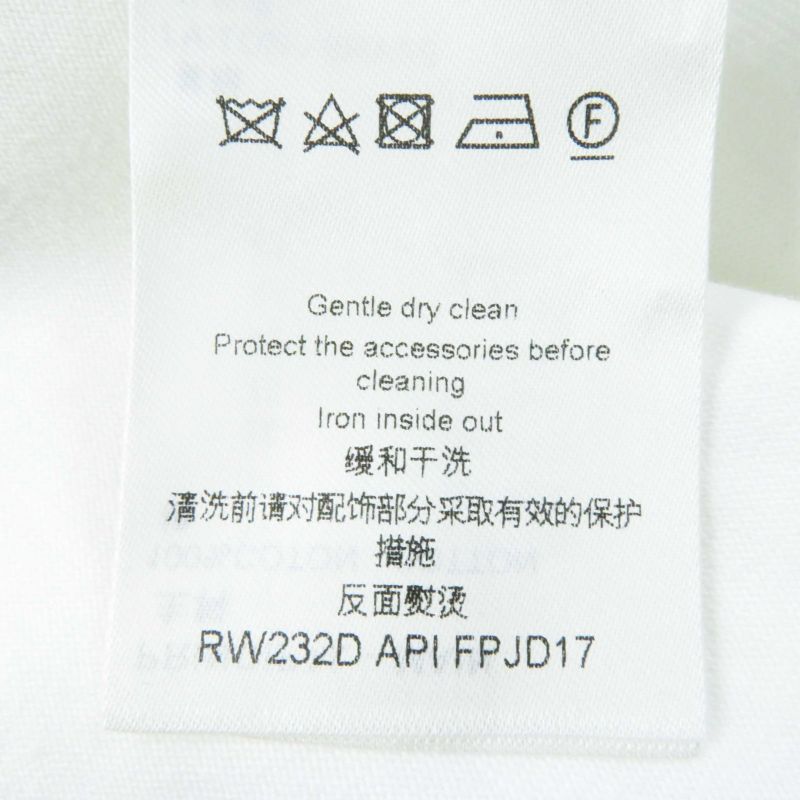 Louis Vuitton 23AW 1abrxk Zipper Sleeve T-shirt Dress Cotton Dress White Light