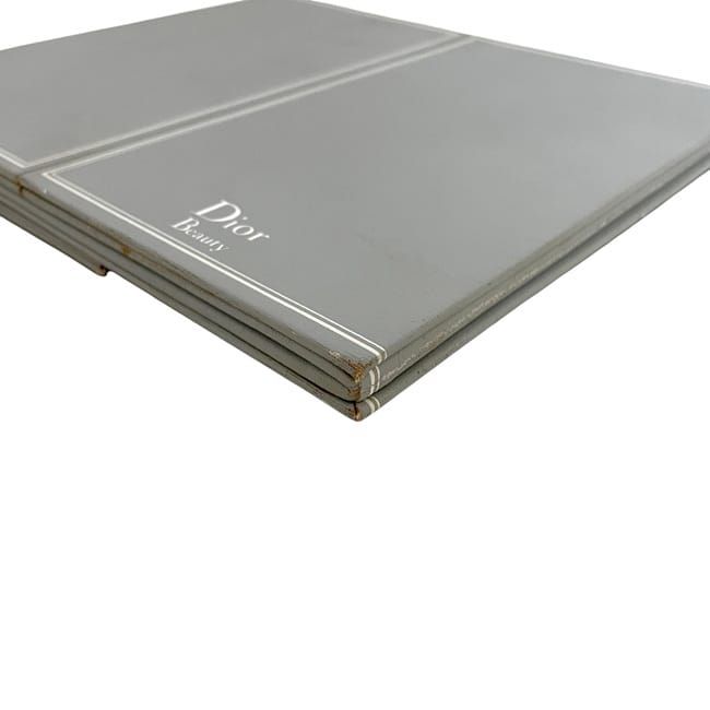 Dior Mirror Gray Beauty Excellent Condition Tabletop Synthetic Leather Preowned
