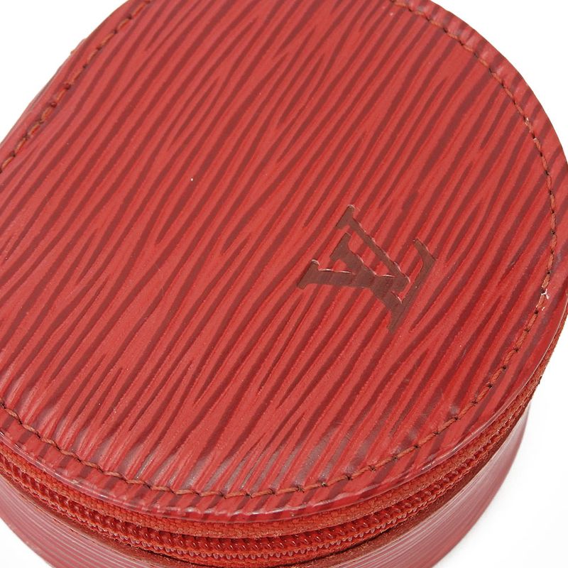 Louis Vuitton Accessory Pouch Eclan Bijoux M48227 Epi Leather Castilian Red
