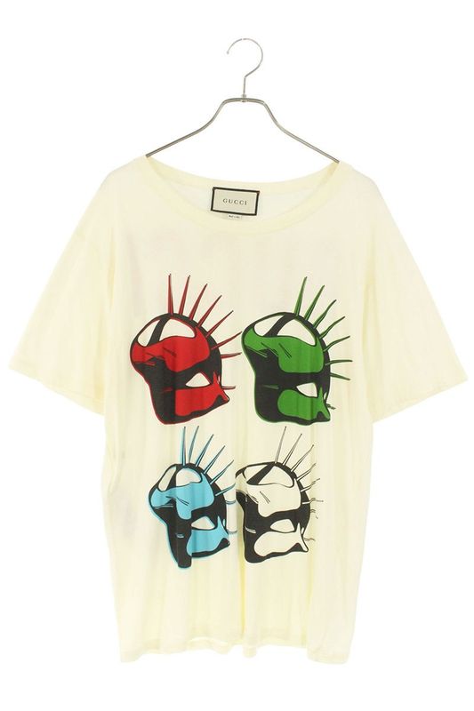 Gucci 492347 Xjbuo Front Print T-shirt Men's M