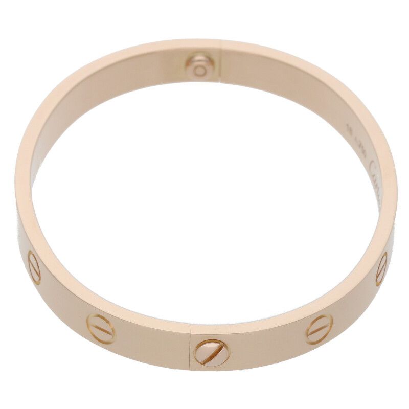 Cartier Old Shape LOVE Bracelet Love Bracelet 18K Pink Gold Love Bracelet Mens