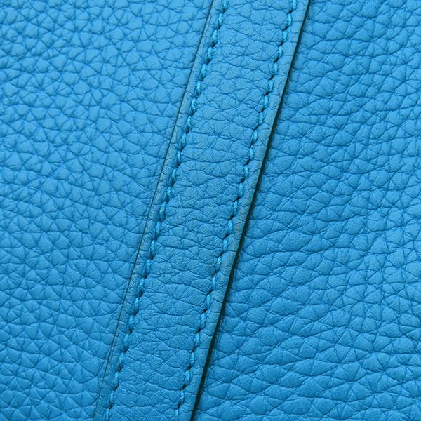 Hermes Handbag Picotin Lock MM Eclat Taurillon Clemence Swift Blue Frida and