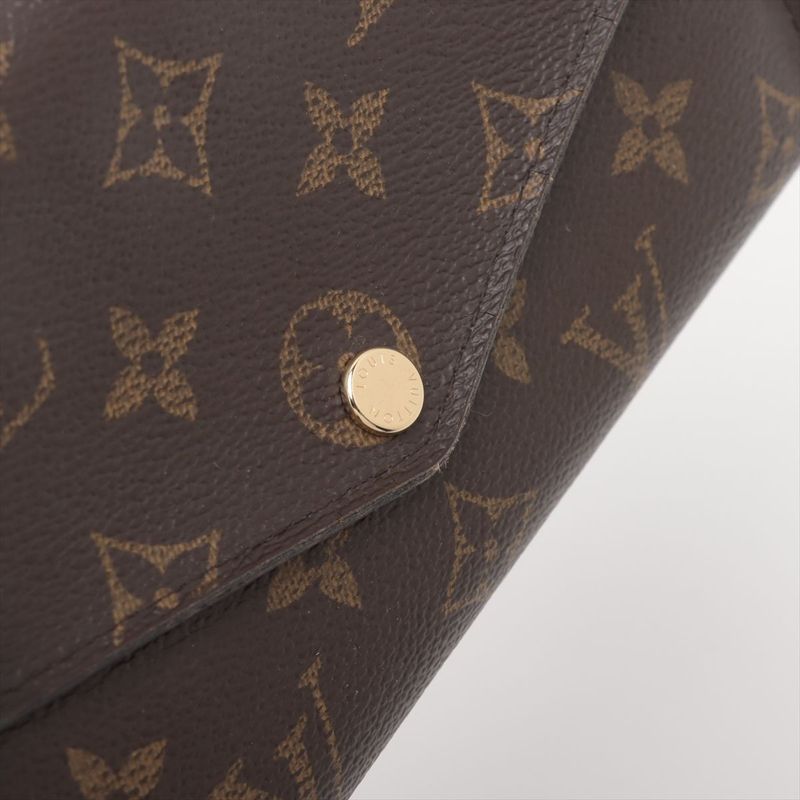 Louis Vuitton Monogram Portefeuille Sarah Long Wallet Long M62236 Brown And