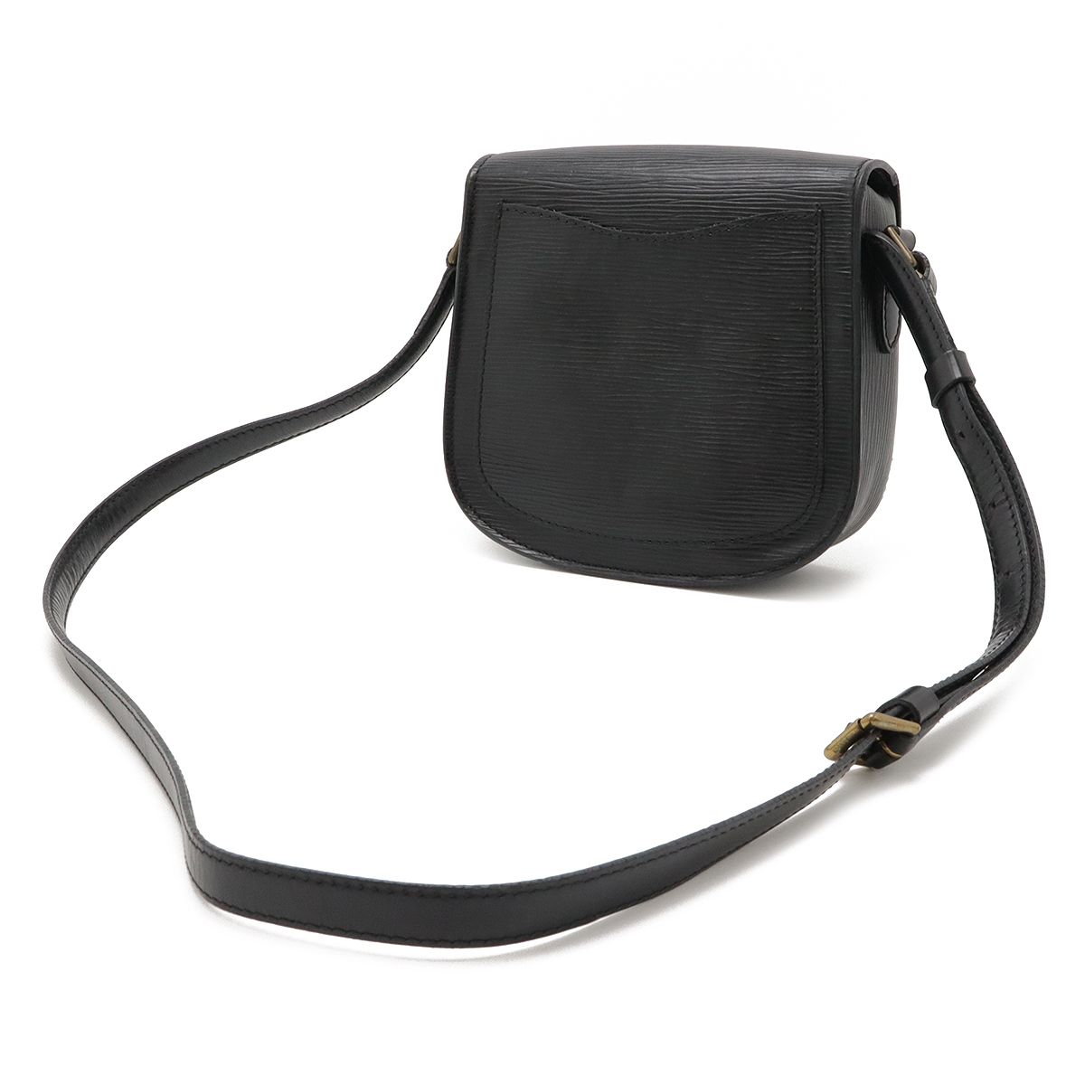 Louis Vuitton Epi Mini Saint-cloud Shoulder Bag Pochette Crossbody Leather Noir