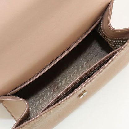 Prada Chain Saffiano Leather 1bd127 2ERX F0ork Shoulder Bag Leather Women