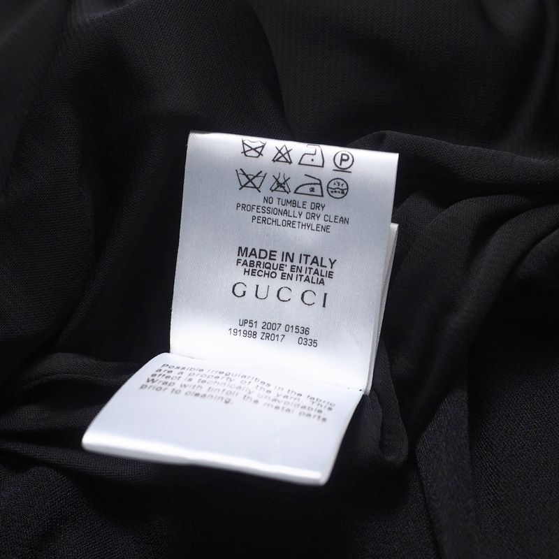 Gucci Skirt Size 36 Wrap Skirt Tight Skirt Black Made In Italy 20250326 Ra3824