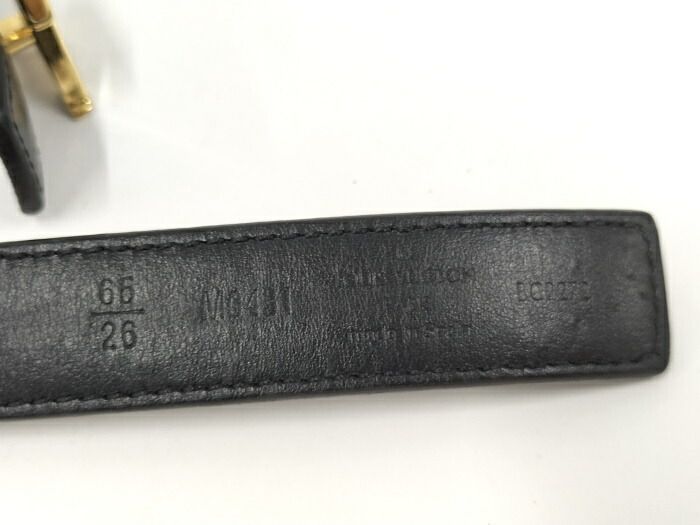 Louis Vuitton Belt LV Iconic 20mm (079in) Reversible Monogram Ladies Size 65/26