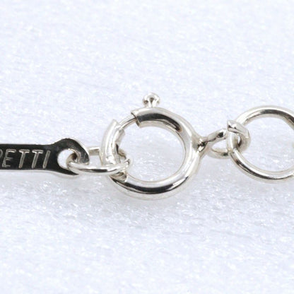 Tiffany & Co Open Heart Elsa Peretti 925 Silver Ladies 4.2g Necklace