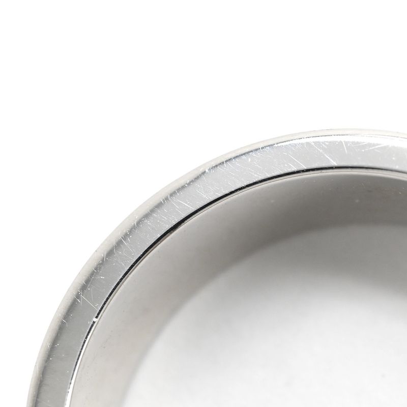 Cartier Ring Love Ring 18k White Gold White Gold #51(jp11) Love Ring 750 18k Wg