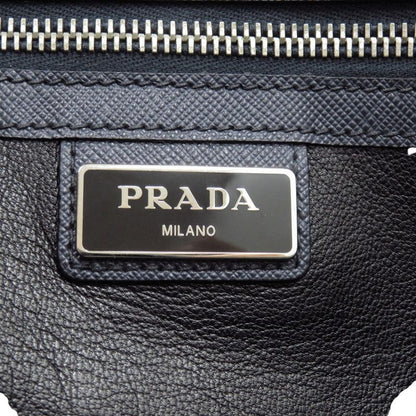 Prada Clutch Bag 2vf056 Saffiano Navy Blue Second Bag 0450prada
