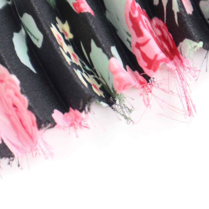 Balenciaga Flower Pleats Skirt 680310 Tll82 Mix 34