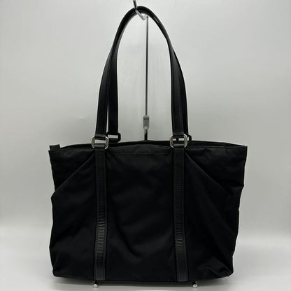 Prada Handbag Tote Bag Black Nylon Women Men Fashion  Gift