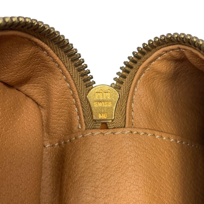 0322 Celine Vanity Bag Macadam Brown Celine