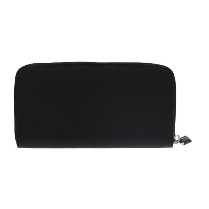 Prada Soft Calf Triangle 2ml317 Leather Black 0781 Black Long Wallet Prada