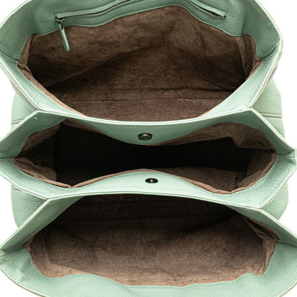 Bottega Veneta Intrecciato Roma Green Leather Women's Bottega Veneta