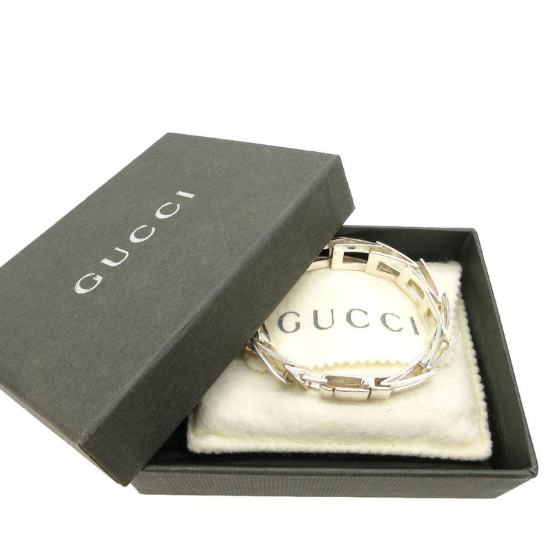 Gucci G Logo Link Bracelet 925 Silver 0411 Gucci