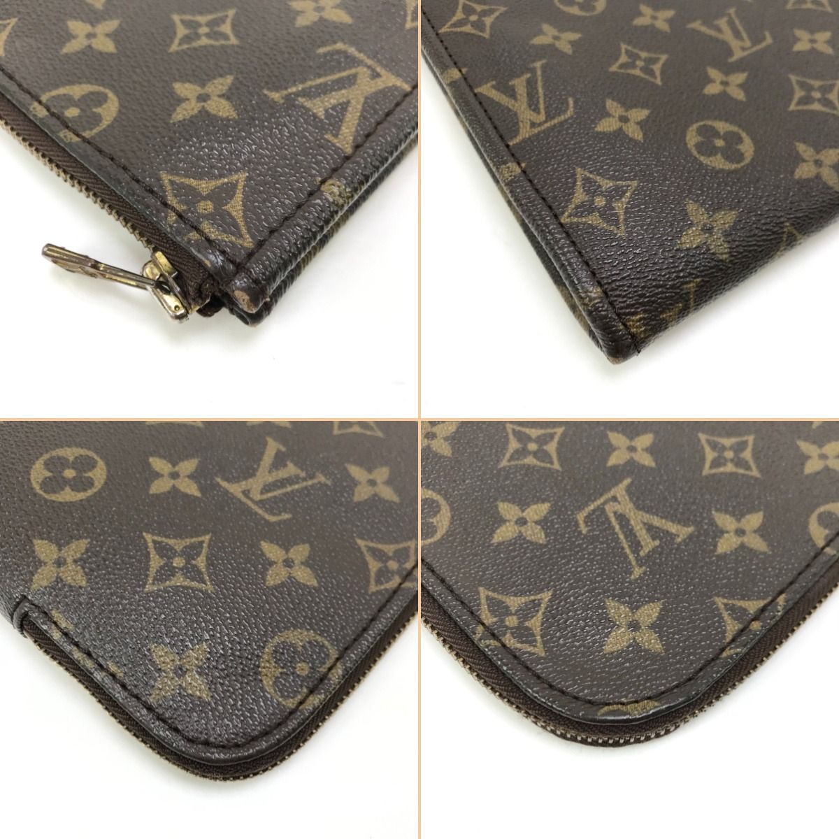 Louis Vuitton Monogram Document Case M53456 Brown