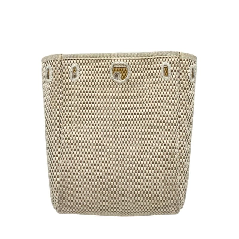 Hermes Shoulder Bag Herbag TPM Black Silver Hardware