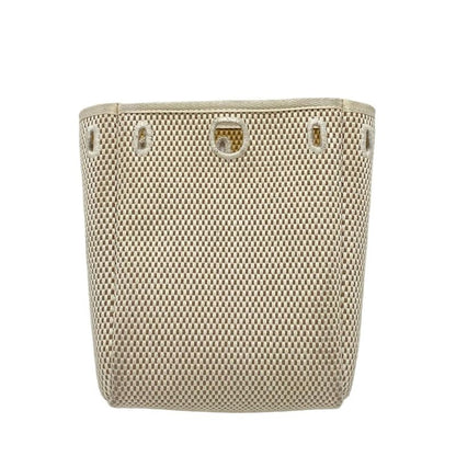 Hermes Shoulder Bag Herbag TPM Black Silver Hardware