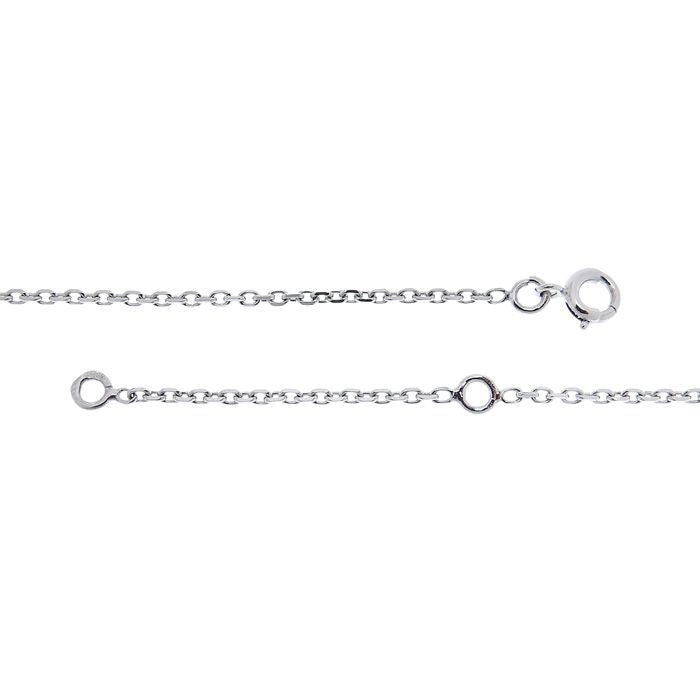 Chanel Comet 12P Diamond Necklace 18K White Gold 750 White Gold With Diamond