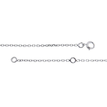 Chanel Comet 12P Diamond Necklace 18K White Gold 750 White Gold With Diamond