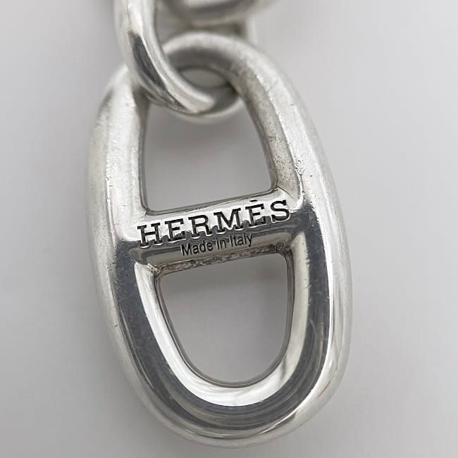 Hermes Necklace Chaine D'ancre Amulet Silver