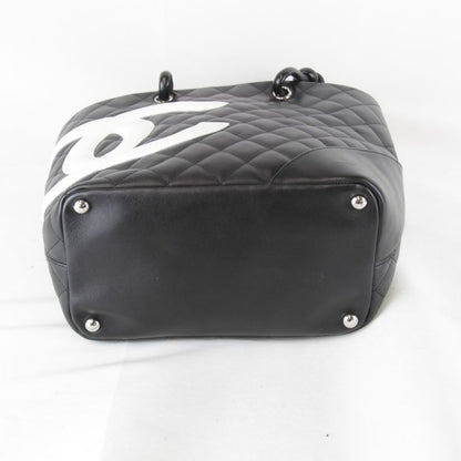 Chanel Medium Tote Cambon Line Tote Bag Leather Women