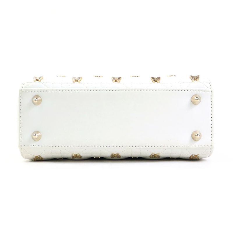 Christian DIOR Shoulder Bag Handbag Lady Dior