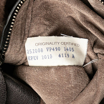 Bottega Veneta Intrecciato Gradient Crossbody Shoulder Bag Black Purple Leather