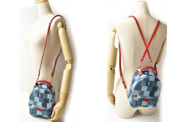 Louis Vuitton Backpack Mini Shoulder Bag Louis Vuitton Bag Denim Monogram Palm